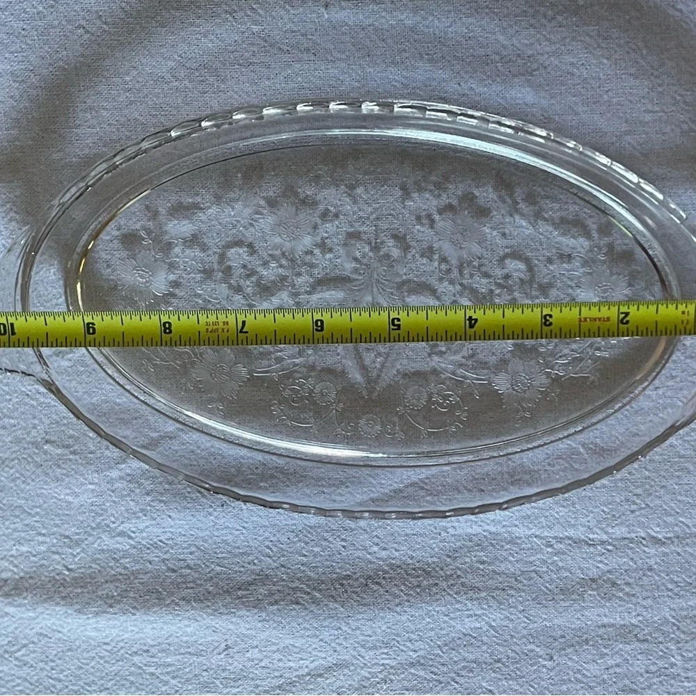 Vintage Viking Crystal Glass Prelude Relish Dish